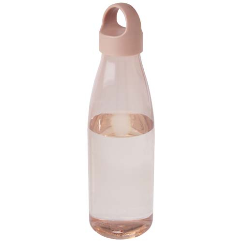 Bouteille 800ml en plastique recyclé personnalisable Bergen Rose poudré